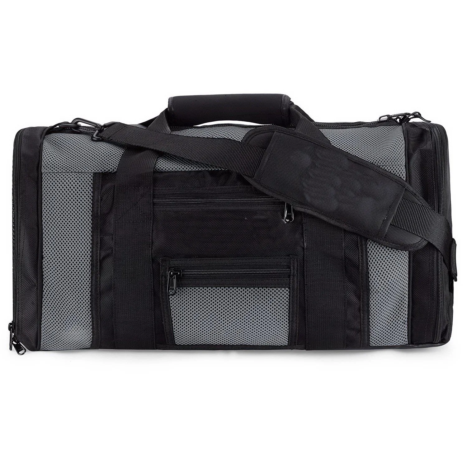 Custom Logo Denim Nylon 600d Mesh Duffel Dry Bag With Shoe Compartment - Buy Denim Duffle Bag ...