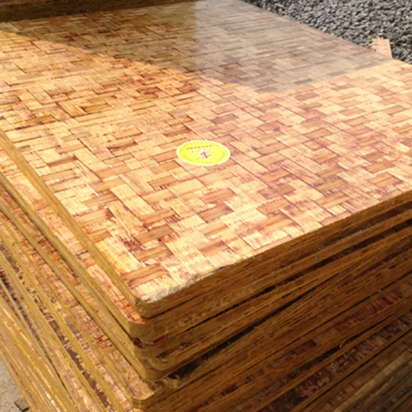 
Bamboo pallet for concrete brick making machine 