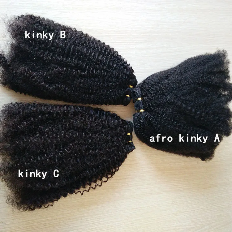 

mongolian kinky curly raw virgin remy 4b-4c/3b-3c/3c-4a hair weft/weaving/extension