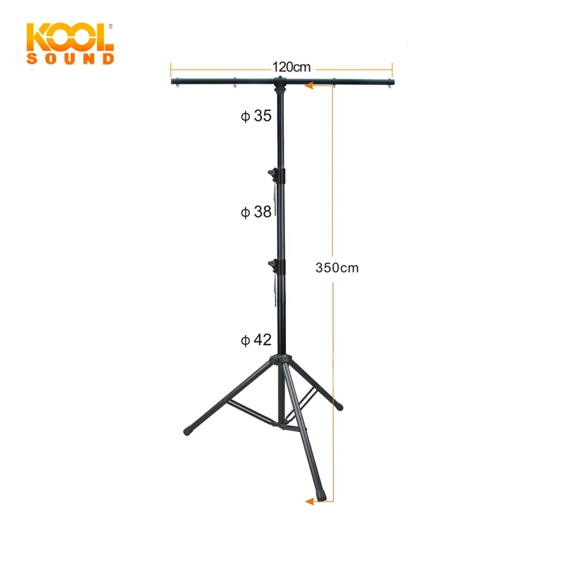 

KOOL SOUND Steel Lighting Stand with double iron bars