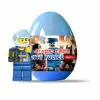 12 PCS Educational Modern Block Police Figures Egg Toy Machine
