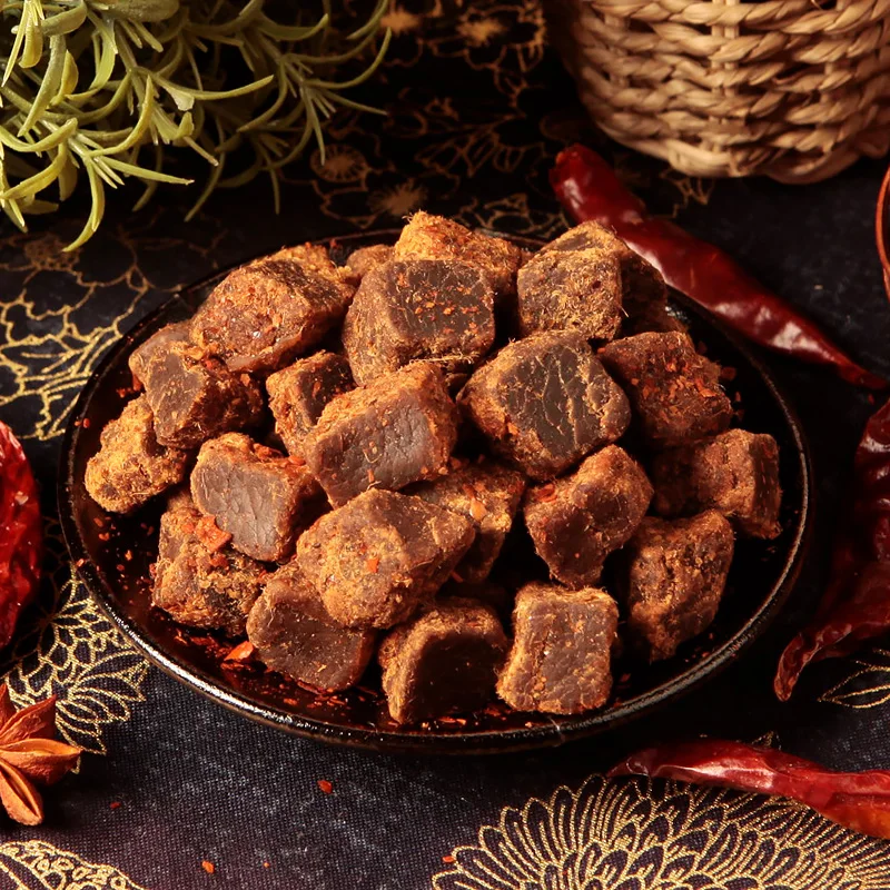 
Shu Dao Xiang China Wholesale Websites OEM Products 100g Cooked Meat Spicy Food Snack Food dried beef jerky 