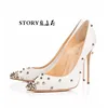 fashion bridesmaid sexy women ladies ol rivet bling steampunk leather pu pointed toe stiletto pumps wedding thin high heels