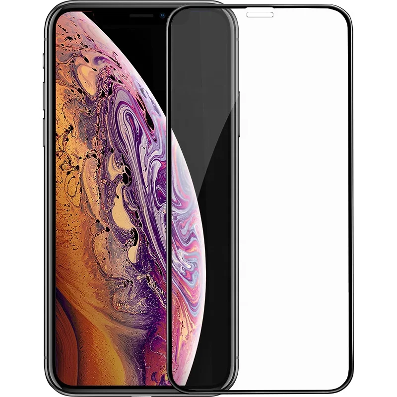 

Hoco full screen edges clear screen protector touch phone glass screen protector for IphoneXs Max, Black