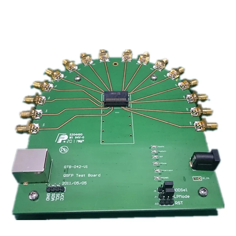 1.25g Qsfp Pcba Programmer Board Read Qsfp Sfp+ With Ddm Board