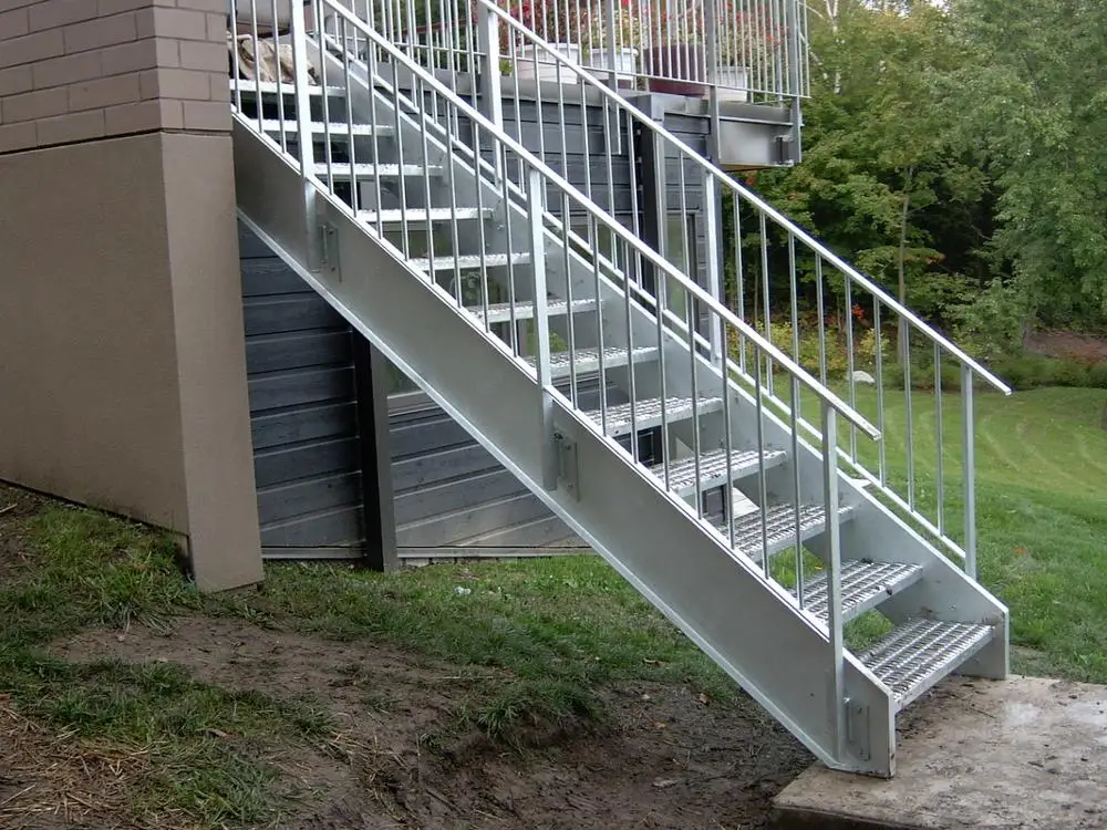 Galvanized Steel Railings Stairs Can Be Interior Or Exterior Buy