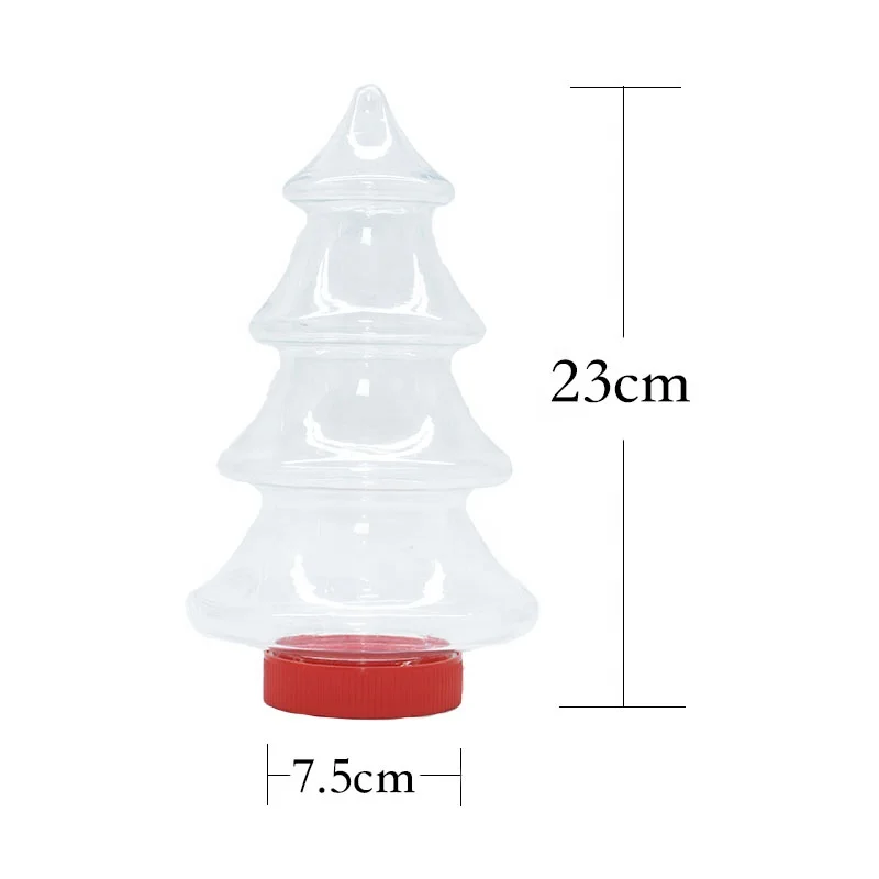 Christmas Tree Shape Plastic Candy Jar - Buy Christmas Tree Shape