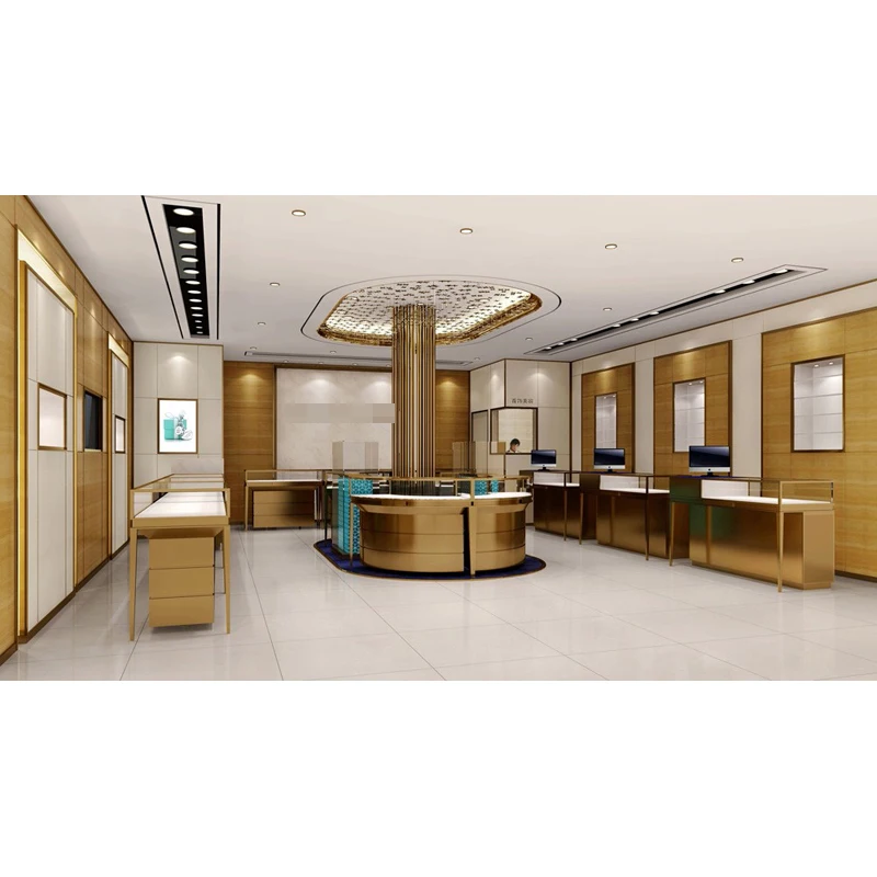 New design customized factory direct supply wooden jewelry showcase