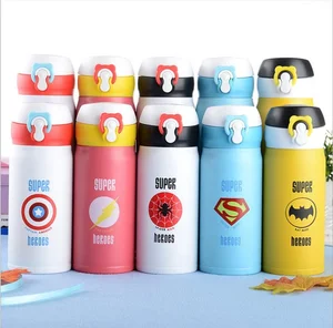Vacuum insulated stainless steel water bottle kids cute water bottle 350ml 500ml