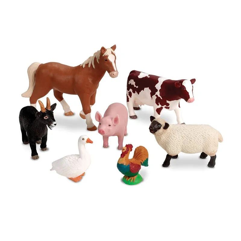 plastic toy farm animals