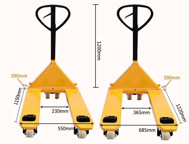 2.5ton Df Model Hand Pallet Truck Df20 Df25 Df30 With Scale - Buy Df ...