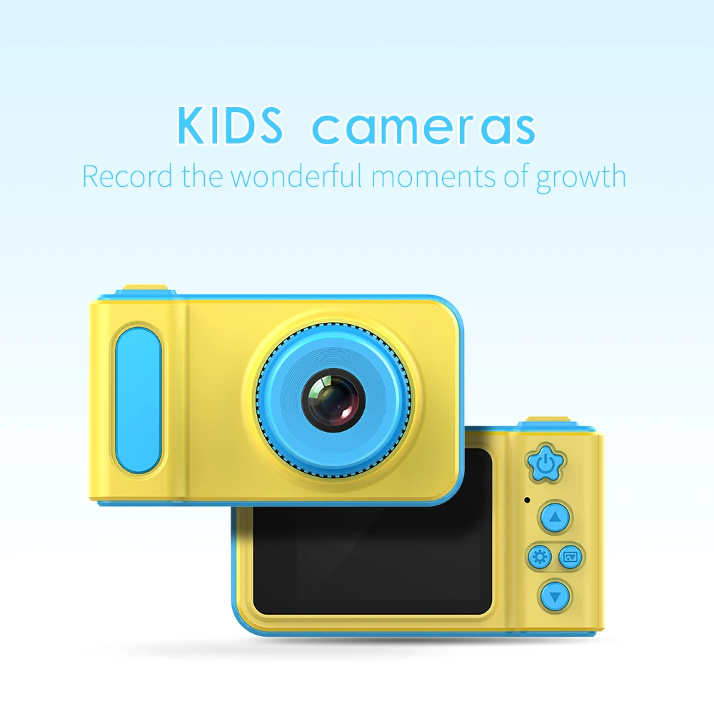 Children's Digital Camera Kids Mini SLR Sports Camera Toy Cartoon Game Photo Birthday Gift For Children