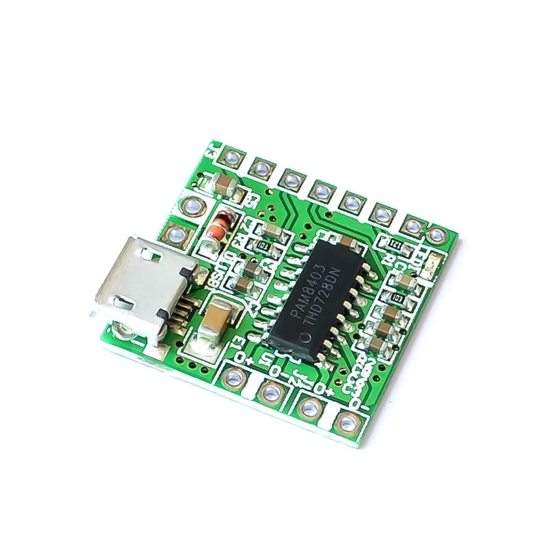 

Taidacent Class D Power AMP Board PAM 8403 Amplifier MINI 5V USB Amplifier Module