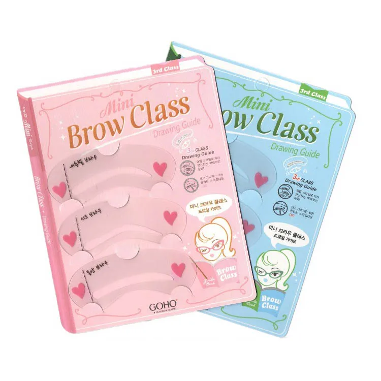 

Different Eyebrow Draw Card Shaping Stencil Tool Eyebrow Model Card eyeborw stecnils eyebrow card, Pink