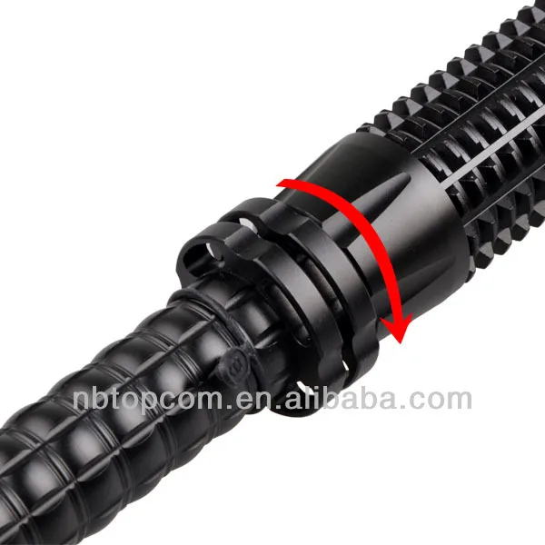 Telescopic Best Military Grade Baton XPE Power Police Rechargeable Flashlight