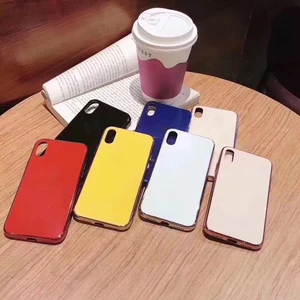 Luxury Tempered Glass Back Case iPhone 7 Plus 8 Plus