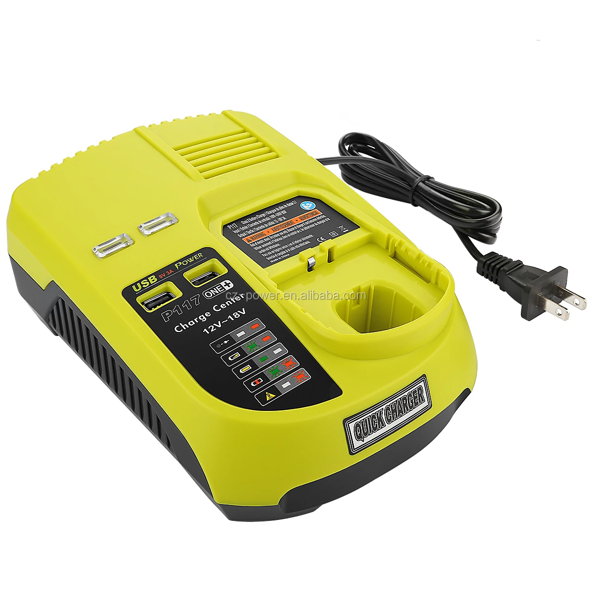 Ryobi P117 18V Dual-Chemistry Battery Charger - 2-Pack (140173021) for sale  online