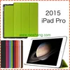 new product 3 folding flip stand smart leather case for ipad pro