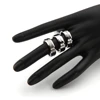 2018 Factory price custom tungsten titanium silver 316l stainless steel rings