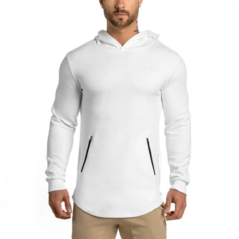 

95% cotton 5% spandex custom logo oem design mens body building running gym plain blank sports fitness hoodies, Black,white,khaki,dark gray,camouflage