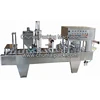 Automatic Commercial Jelly Cup Filling Sealing Machine gas fiushing botte glass jar K-cup packing machine