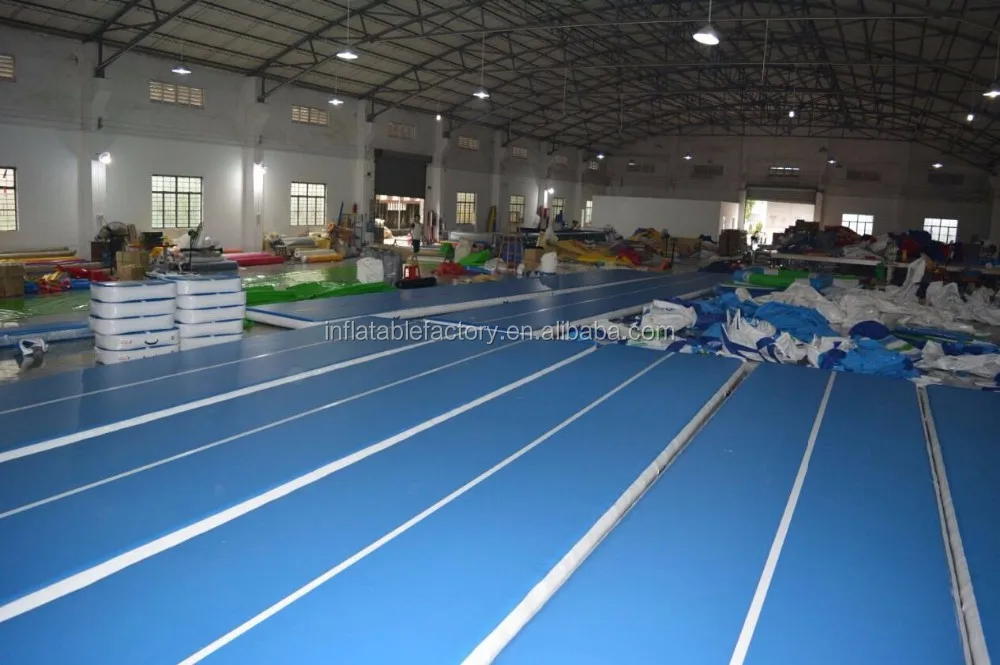 Big size air track inflatable gymnastic tumble track