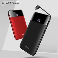 

CAFELE Mini Power Bank Dual USB LED Display Portable External Battery Charger Powerbank For iphone samsung huawei xiaomi