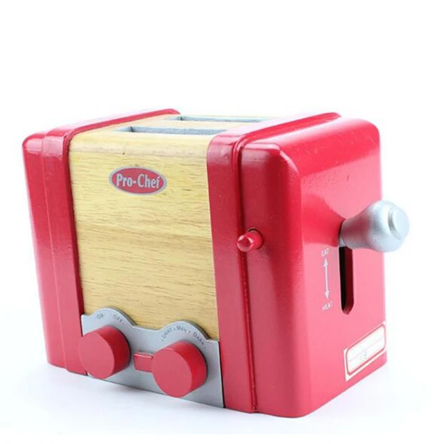 wooden play toaster