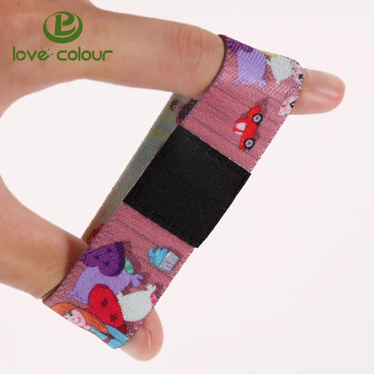 Dye sublimation printing elastic wristband