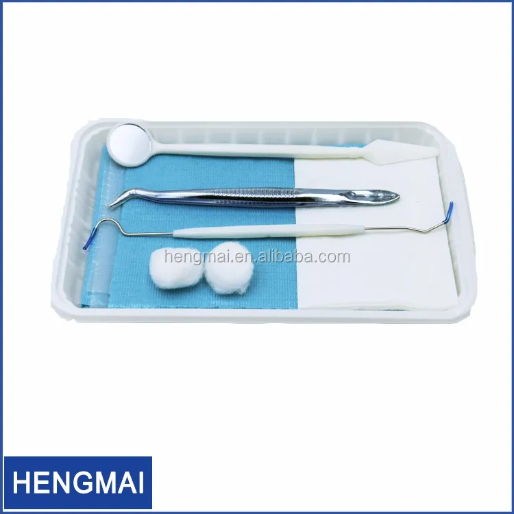 Dental Examination Instruments 5pcs/set Type Disposable Dental Kit