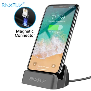 Great Free Shipping RAXFLY Magnetic Charge Holder Magnet Charger Lighting Cable Stand Phone Charger