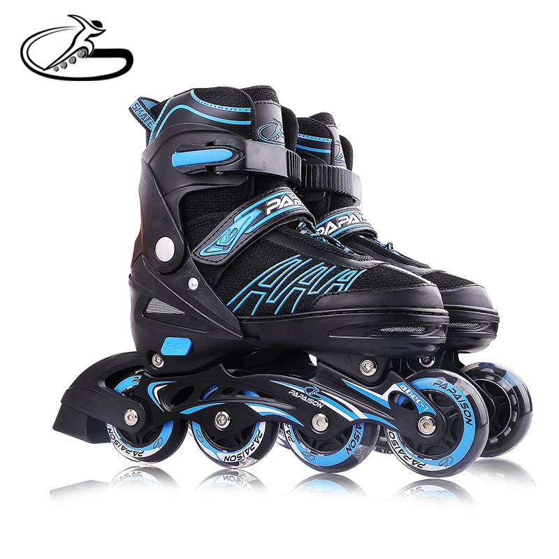 

Hot selling model Free sample big size flashing wheels inline skates roller skates, Grey, blue, red, customized