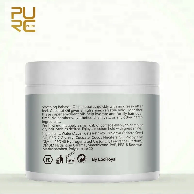 Hair Edge Control Pomade Natural Ingredients Styling Gel