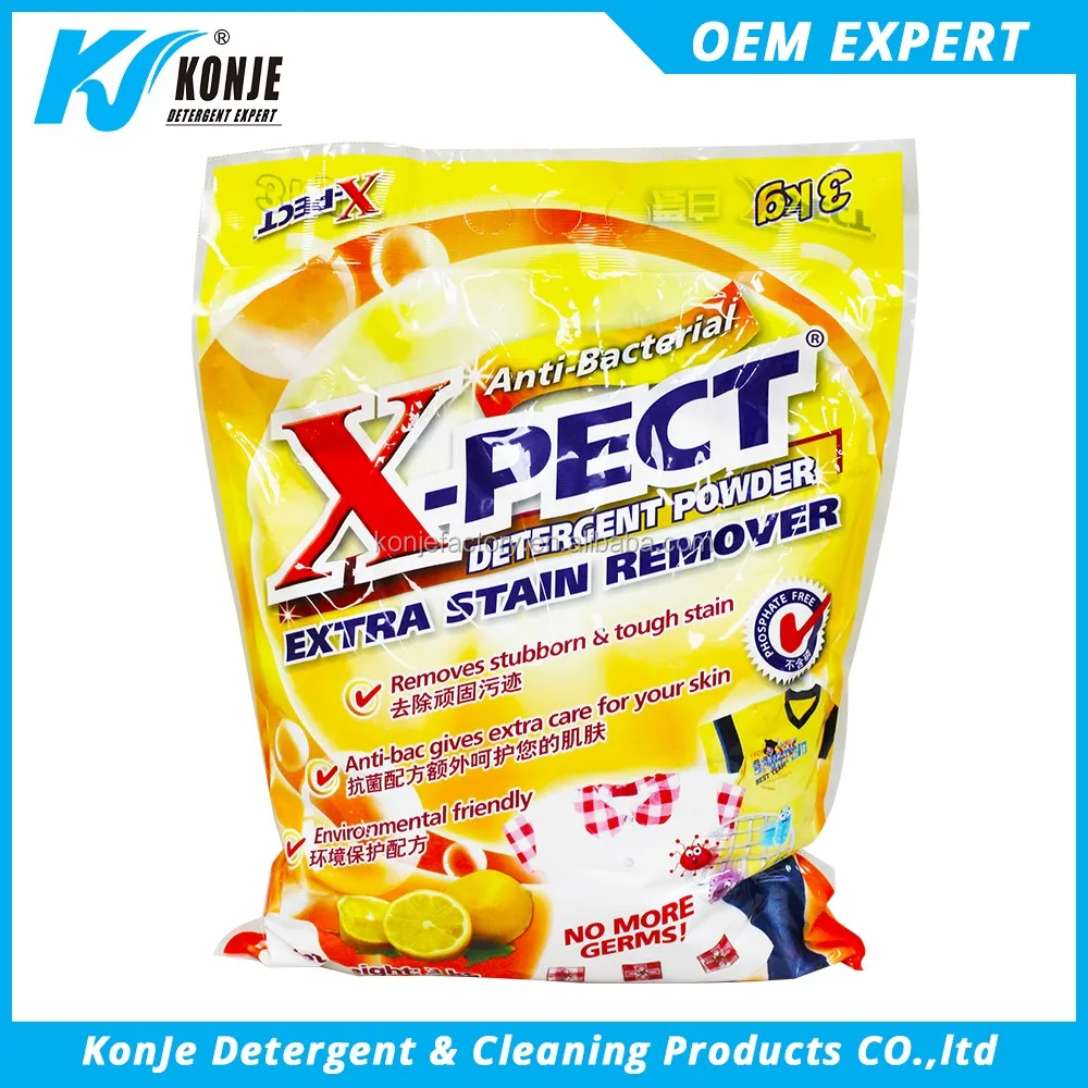 Wholesale Fresh Flowers Perfume Powder Washing Laundry Detergent