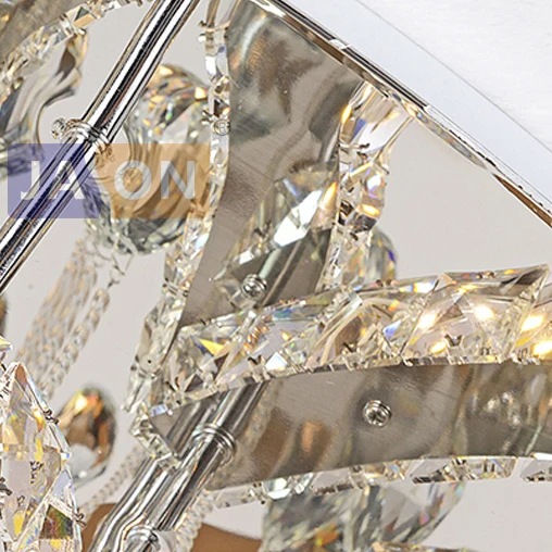 
LED Nordic Stainless Steel Crystal Round LED Lamp.LED Light.Ceiling Lights.LED Ceiling Light.Ceiling Lamp For Foyer 