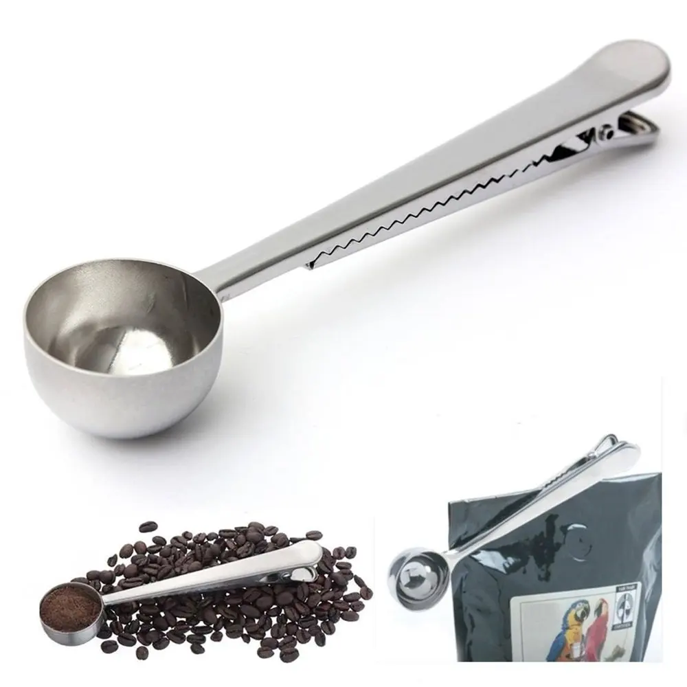 Ложка для кофе. Мерная ложка-зажим lettbrin. Ложка-зажим для кофе Coffee Spoon with clip. Мерная ложка для кофе серебро. Мерная ложка-зажим для кофе 15 vu.