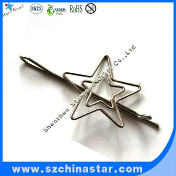 Popular Unique Star Shape Metal Wire Hair Pins Buy Hair Pins
