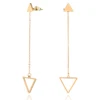 Wholesale Dubai Jhumka Fancy Blank Afro Girl Triangle Earring Pakistani Beautiful Wedding Gold Design Tassel Earring