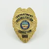 Custom Die Catsing 3D Embossed Eagle Shaped metal security badges