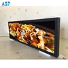 28.6 Inch Ultra Wide LCD Screen LED display in renoved trains for Advertising display