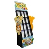 Custom design layers printed logo Factory cardboard book display stands comic book store display shelves