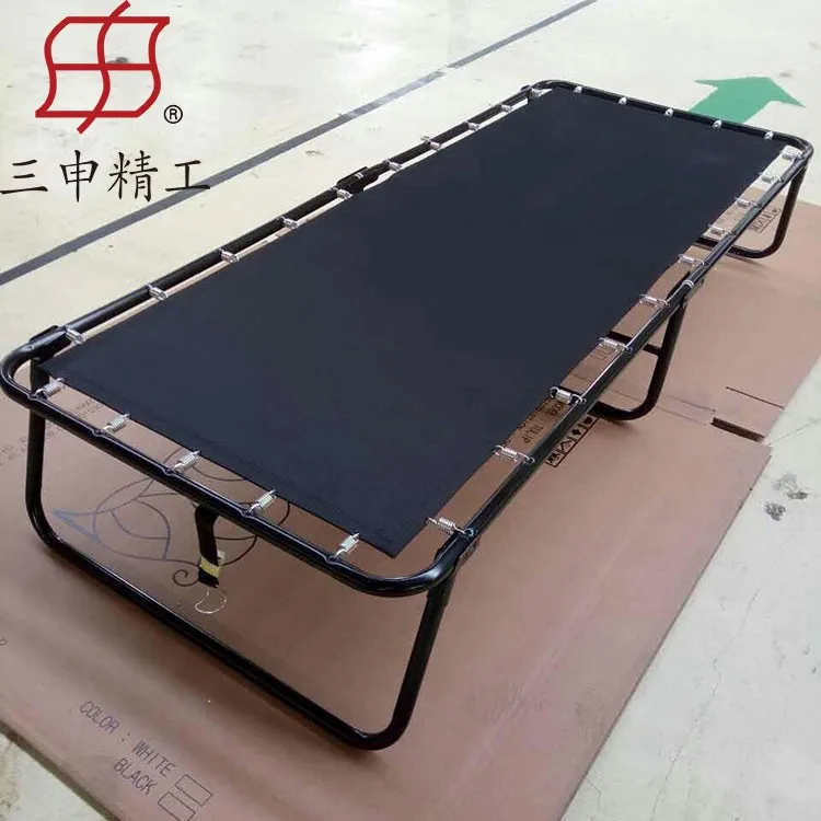 Military camping folding bed strong steel camping bed frame, View steel
