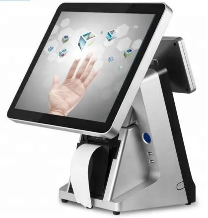 all in one touch screen pos machine with printer