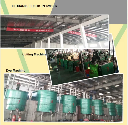 
100% Nylon/Polyamide Flock Powder for Sofa Fabric Flocking 