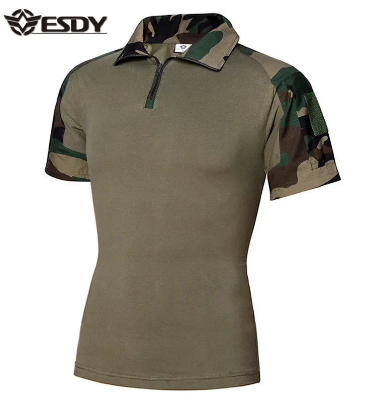 

10-Colors ESDY camo outdoor airsoft hunting tactical military T-shirt