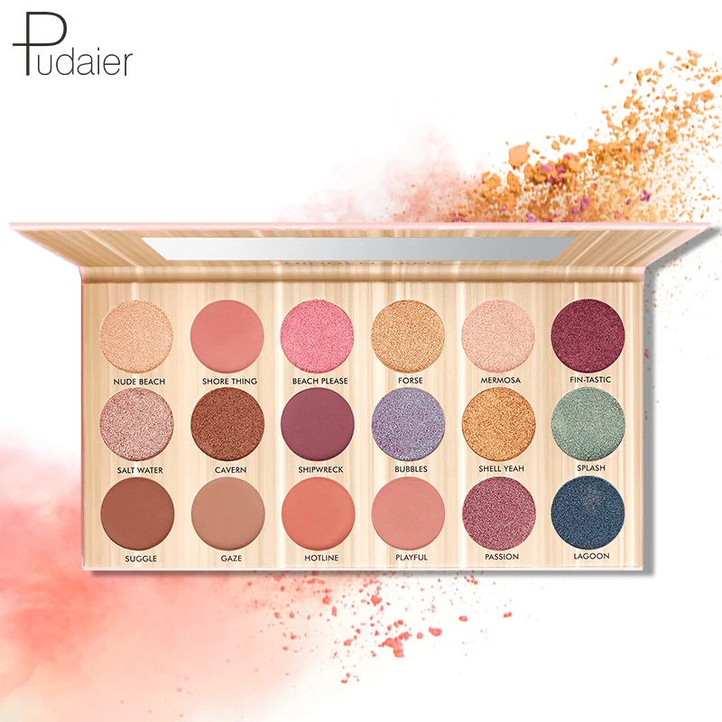 

Wholesale Organic Makeup Multi Color Eyeshadow Palette, 18 colors