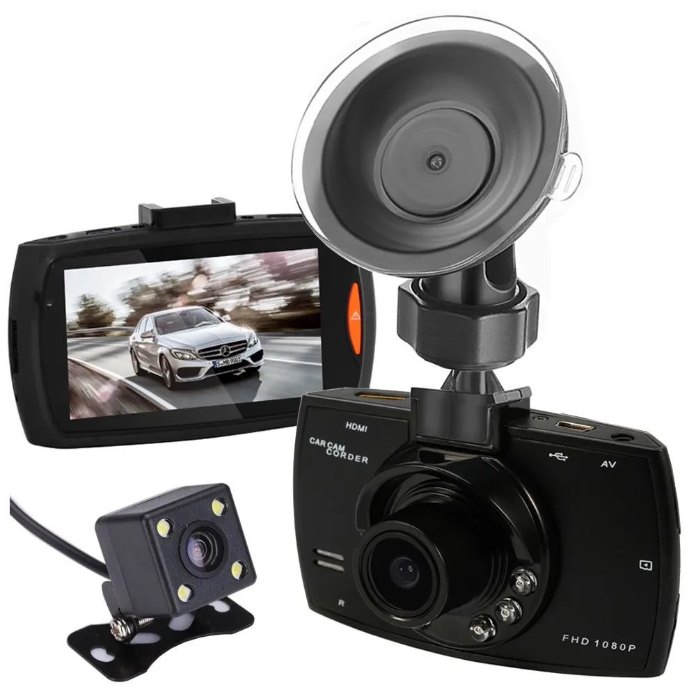2.7" 1080p Manual Car Camera Hd Dvr With Motion Detection Night Vision