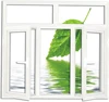 pvc window/tempered glass window/modern window designs profile