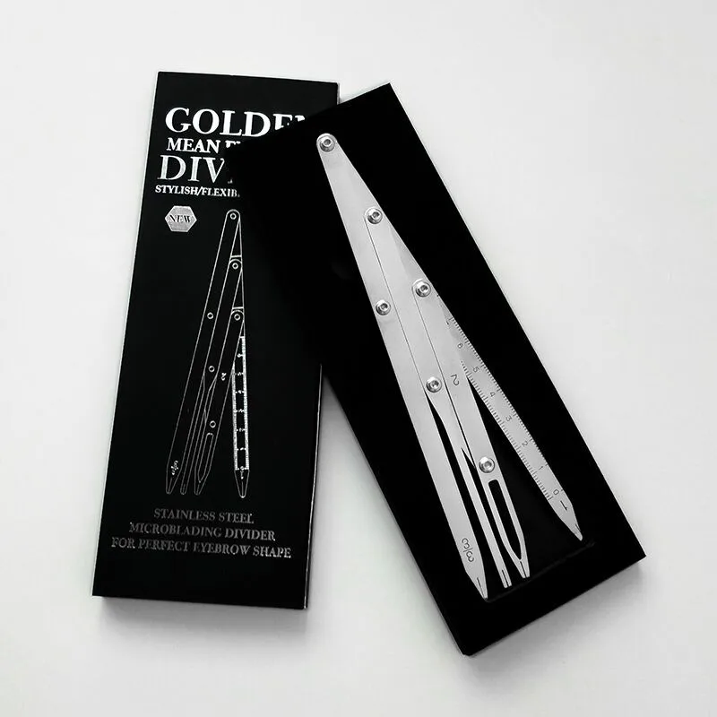 

Microblading Tool Eyebrow Design Flexible Stainless Steel Eyebrow Shaping Tool Golden Ratio Divider