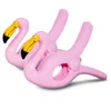 Competitive Price New fashion plastic flamingo beach towel clips/ animal beach towel clips